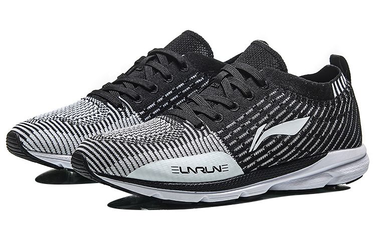 Lookbook (W) 리닝 플래시 니트 '블랙 화이트' (Li-Ning Peullaesi Niteu 'Beullaek Hwaiteu') ARBN038-5