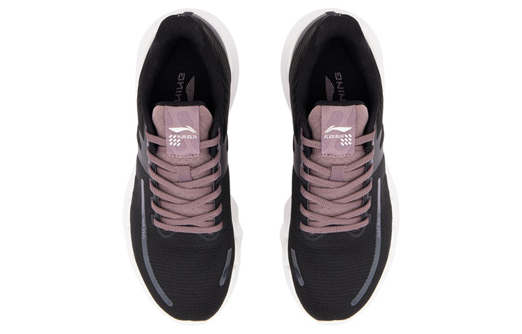 Shop (W) Li-Ning Flex ''Zwart Wit Paars'' ARKQ014-4
