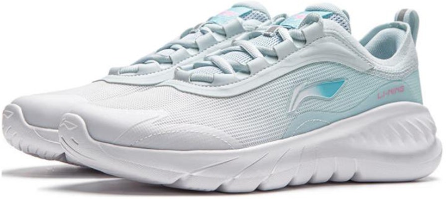 (Women) Li-Ning FLEX 'White Blue' ARSU030-3 Lookbook (Women) Li-Ning FLEX 'White Blue' ARSU030-3