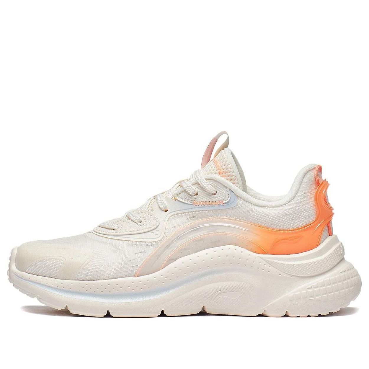(Women) Li-Ning Floating Cloud 'White Orange' AGLT030-4