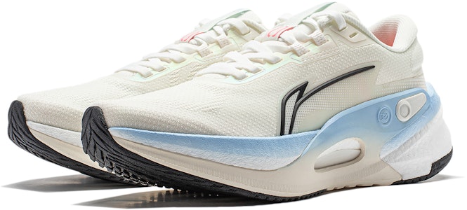 LiNing李寧 烈駿7代 V2 減震耐磨 低筒 跑步鞋 女款 米黑 Shop LiNing李寧 烈駿7代 V2 減震耐磨 低筒 跑步鞋 女款 米黑