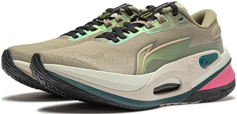 (Women) Li-Ning Furious Rider 7 V2 'Grey Green Beige' ARZT008-21 Lookbook (Women) Li-Ning Furious Rider 7 V2 'Grey Green Beige' ARZT008-21