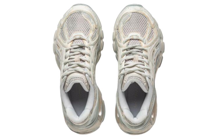 Shop 台灣李寧 烈駿BOW 支援穩定型潮流 防滑耐磨 低筒 生活休閒鞋 女款 小麥白/雲母灰