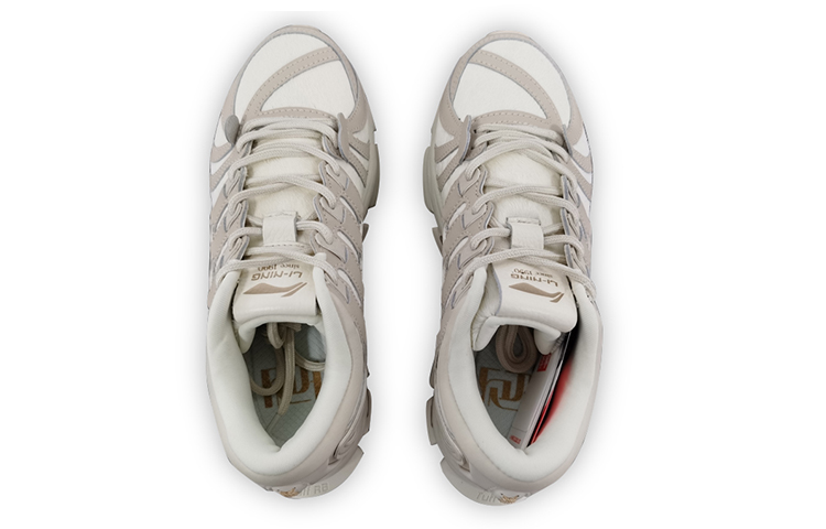 Shop 李宁 烈骏ACE 1.5 经典潮流 低帮 运动休閒鞋 女款 白灰色