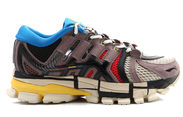 Order (W) Li-Ning Furious Rider Ace Paris Fashion Week 'Coklat Biru Kuning' ARZN004-5