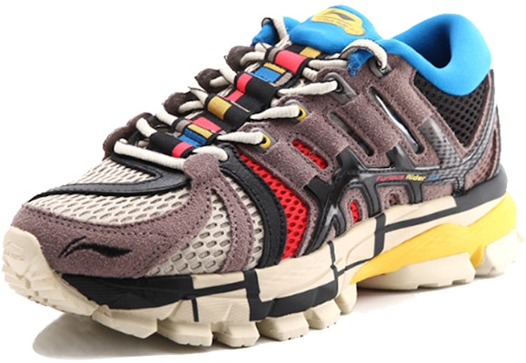 (Women) Li-Ning Furious Rider Ace x Paris Fashion Week 'Brown Blue Yellow' ARZN004-5 Lookbook (Women) Li-Ning Furious Rider Ace x Paris Fashion Week 'Brown Blue Yellow' ARZN004-5