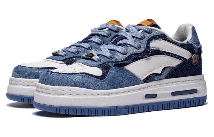 Lookbook 李宁未來C1防滑減震低幫板鞋女款柔灰藍