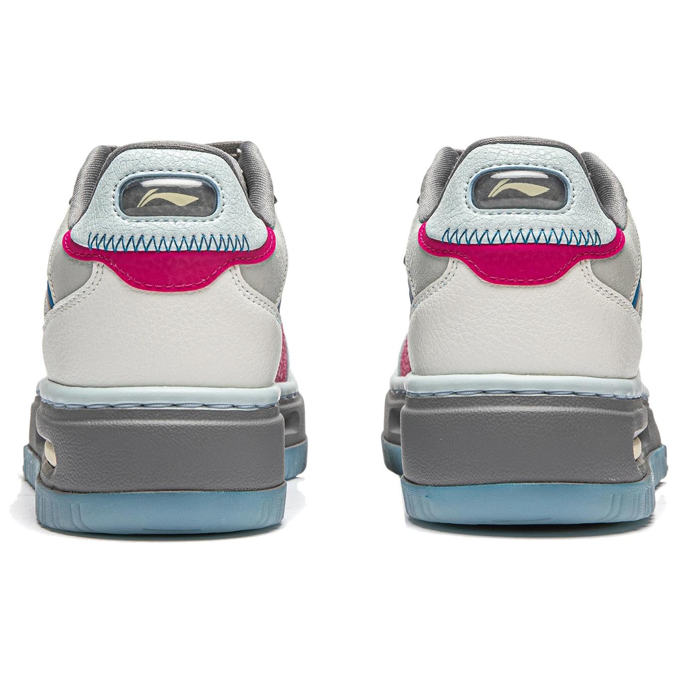 Details for LiNing李寧 Future C1 減震耐磨 低筒 生活休閒鞋 女款 白灰粉