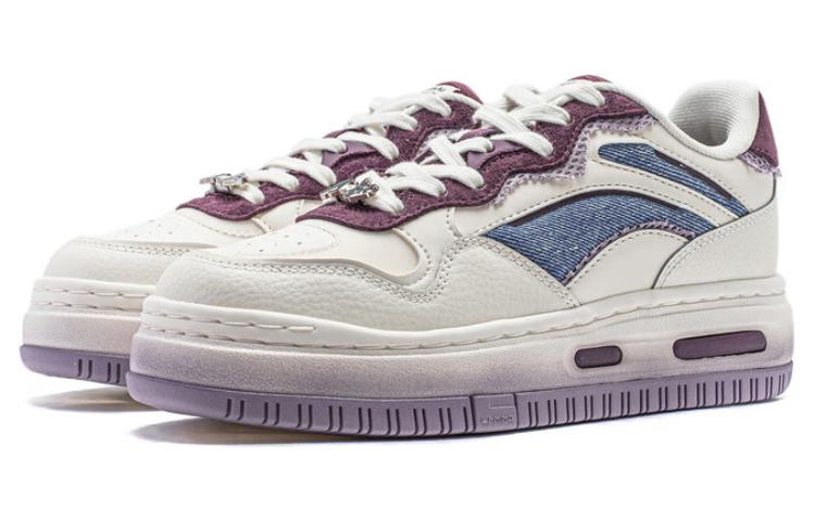 Lookbook (W) Li-Ning Future C1 Low 'Putih Ungu' AGCU032-3