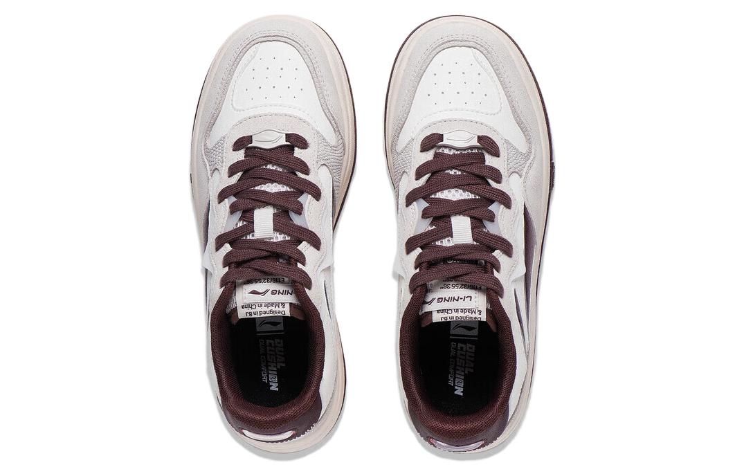 (W) Li-Ning Future C1 Skate Shoes 'Beige Black' 圖 4