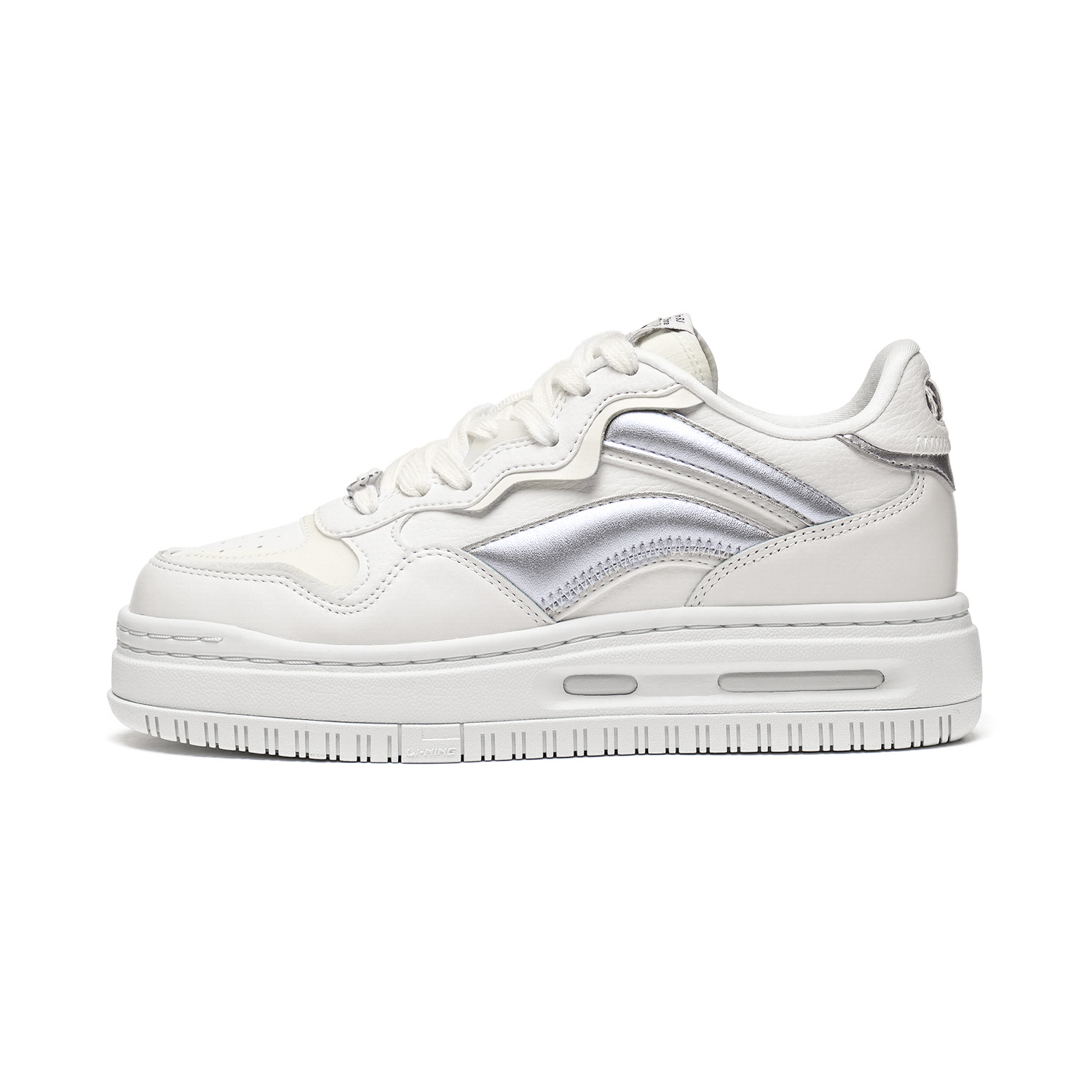 (Women) Li-Ning Future C1 Sportswear Shoes 'Silver White' AGCT120-5