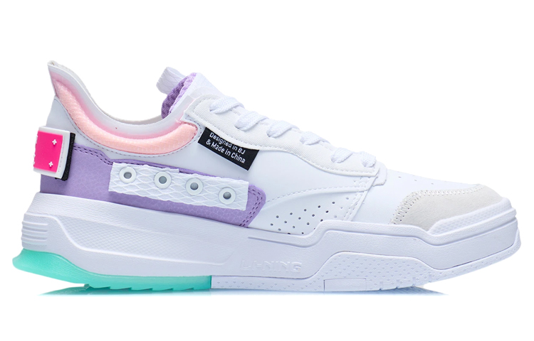 Order (W) Li-Ning Geek ''Weiß Lila Rosa'' AGCR154-2
