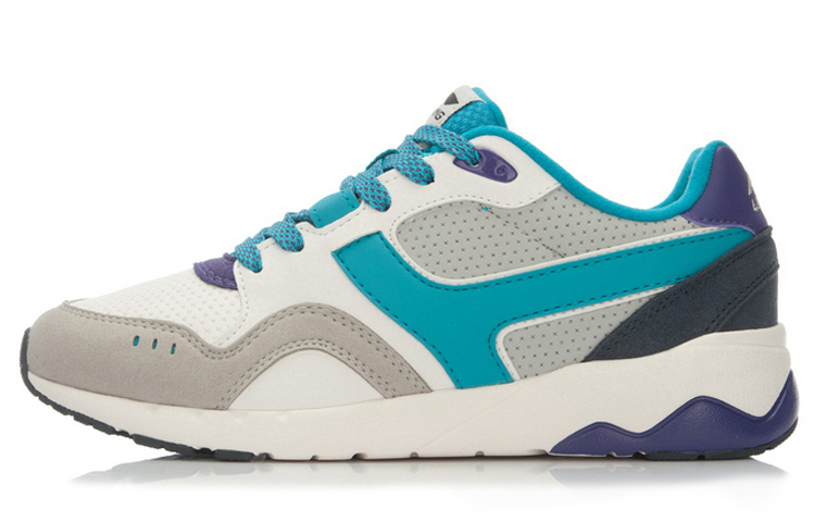 Buy (W) 李寧グローリー96レトロランニング(グレーブルー) ALCL014-6