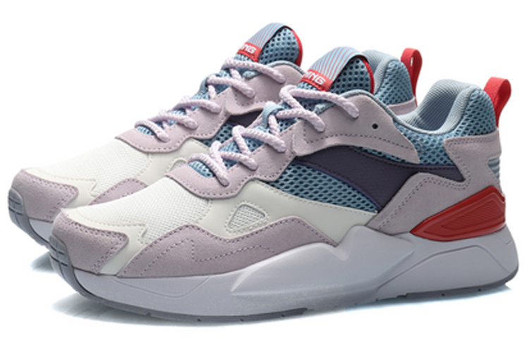 Lookbook (Women) Li-Ning Glory 'White Purple Blue' AGCQ172-3