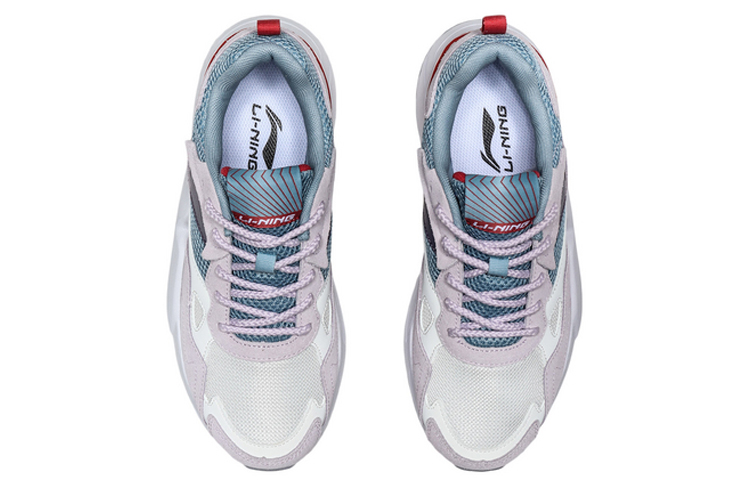 Shop (Women) Li-Ning Glory 'White Purple Blue' AGCQ172-3