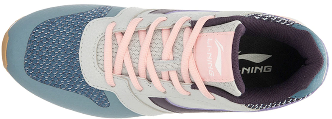 (Women) Li-Ning Glory Retro Running Shoes 'Blue Grey' ARCL018-3 Lookbook (Women) Li-Ning Glory Retro Running Shoes 'Blue Grey' ARCL018-3