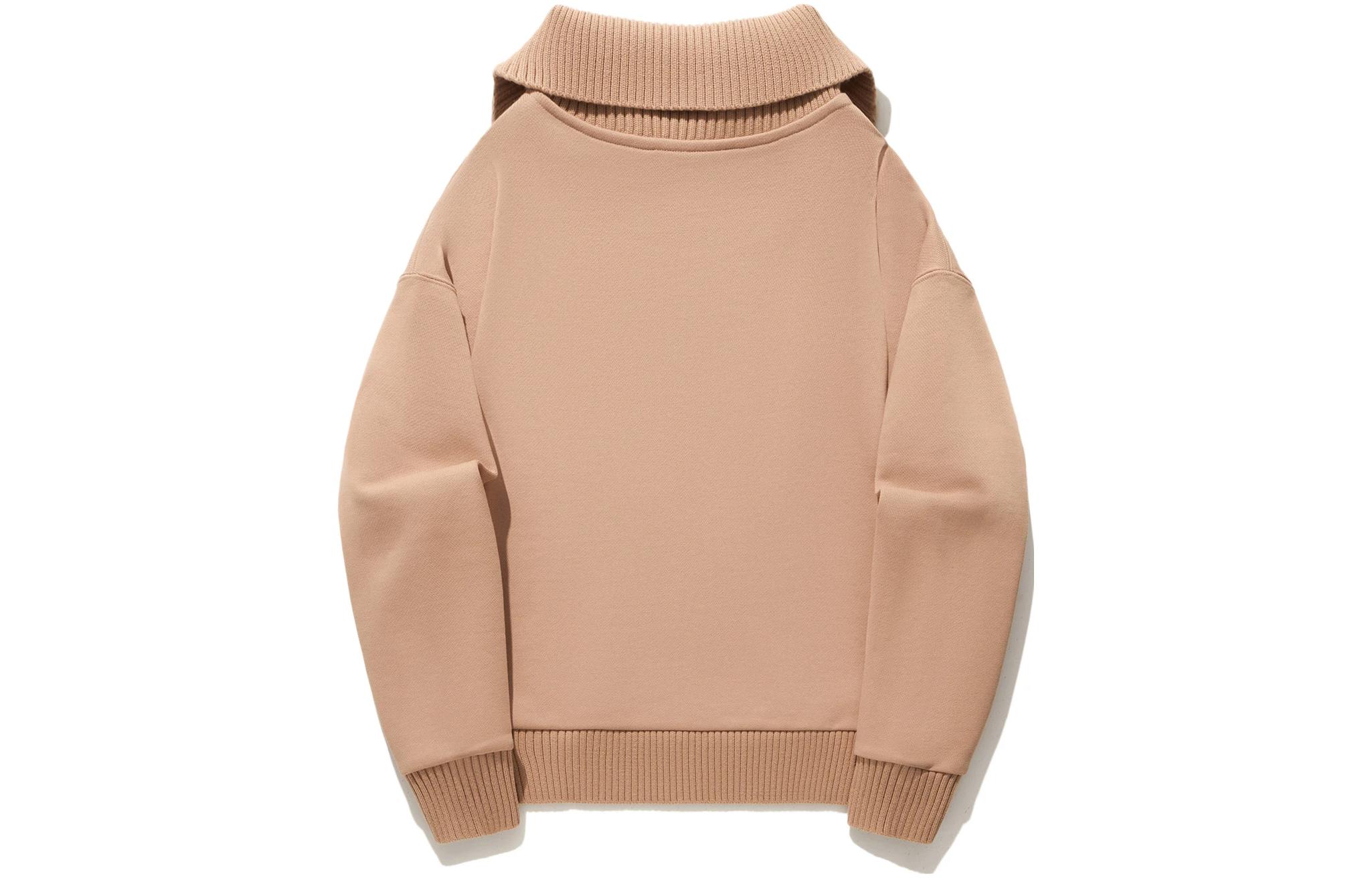 Lookbook (Women) Li-Ning Graphic Print Pullover Sweatshirt for Women - Qiaoxin Brown AWDT698-4