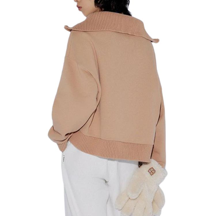 Details for (Women) Li-Ning Graphic Print Pullover Sweatshirt for Women - Qiaoxin Brown AWDT698-4