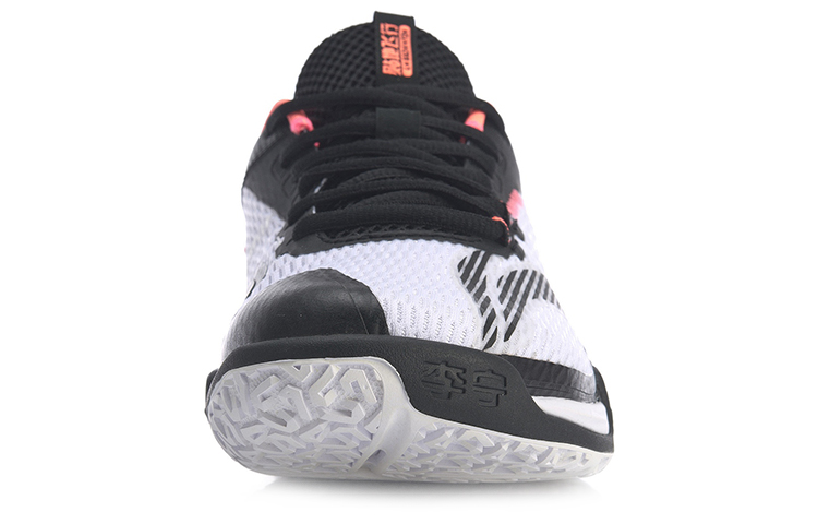 Shop (Women) Li-Ning Ground Flying Lite 'Black White Orange' AYTQ022-1