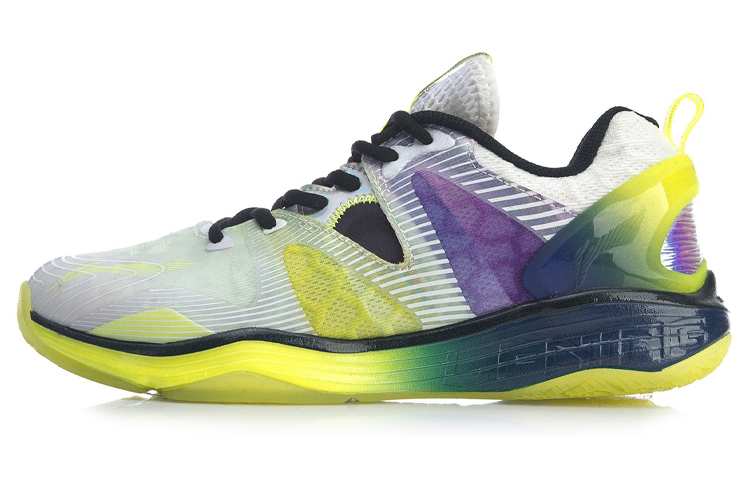(Women) Li-Ning Gyrfalcon 'White Purple Green' AYAQ006-1