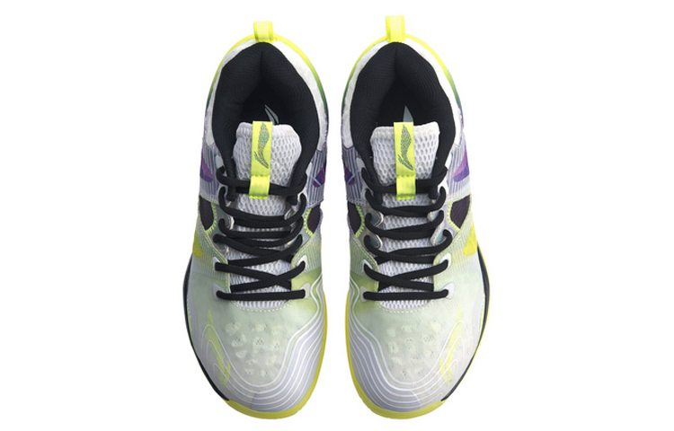 Shop (W) Li-Ning Gyrfalcon ''Bianco Viola Verde'' AYAQ006-1