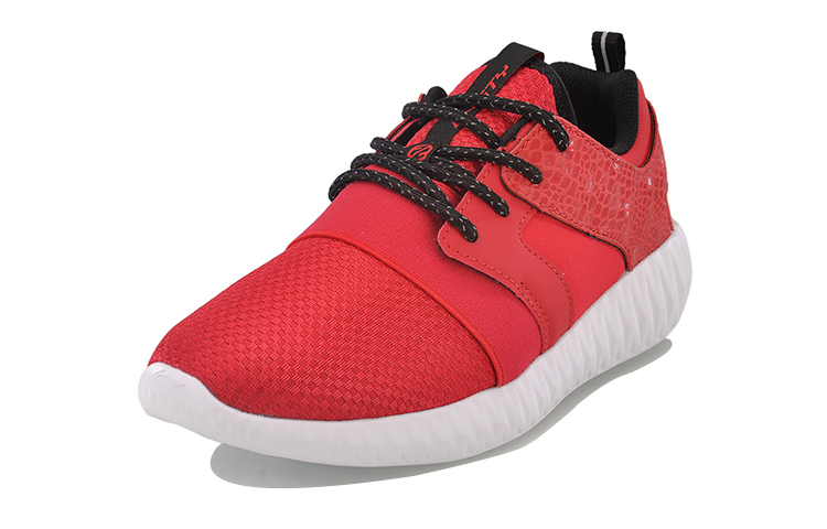 Lookbook (W) Li-Ning Hacker ''Rouge Noir Chaussure de Course Respirante en Mesh'' ARLM006-3
