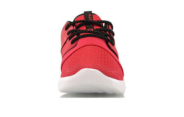 Shop (W) Li-Ning Hacker ''Rouge Noir Chaussure de Course Respirante en Mesh'' ARLM006-3