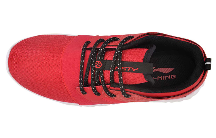 Purchase (W) Li-Ning Hacker ''Rouge Noir Chaussure de Course Respirante en Mesh'' ARLM006-3