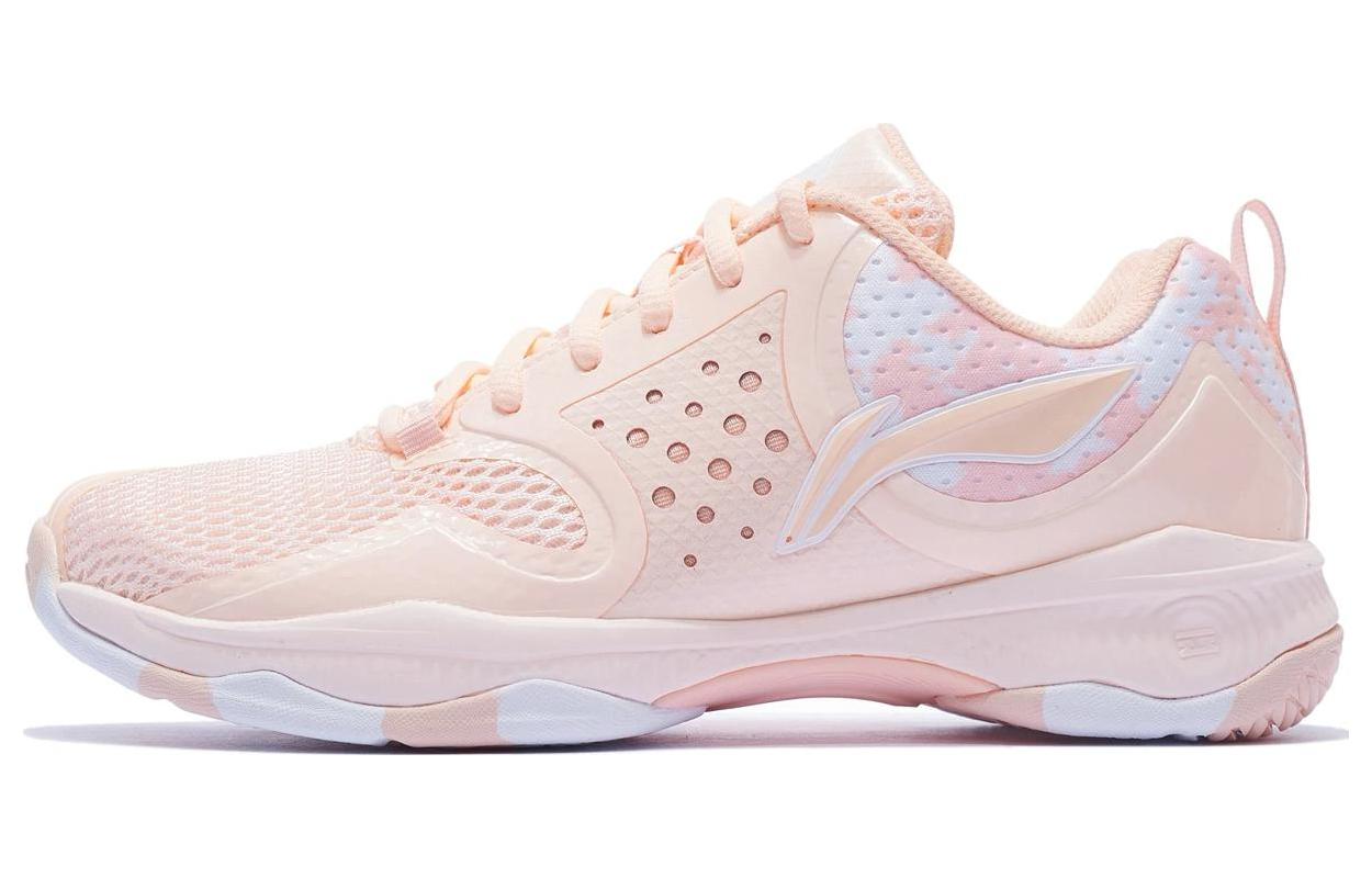 Buy LiNing李寧 戰戟 TD 減震回彈 低筒 羽毛球鞋 女款 螢光橘粉