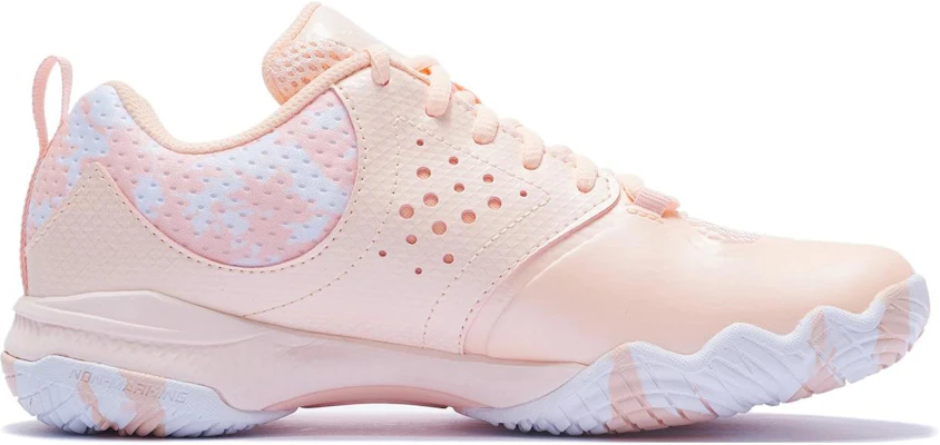 LiNing李寧 戰戟 TD 減震回彈 低筒 羽毛球鞋 女款 螢光橘粉 Order LiNing李寧 戰戟 TD 減震回彈 低筒 羽毛球鞋 女款 螢光橘粉