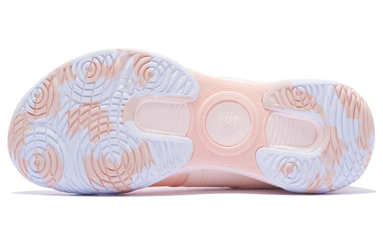 Sizing LiNing李寧 戰戟 TD 減震回彈 低筒 羽毛球鞋 女款 螢光橘粉