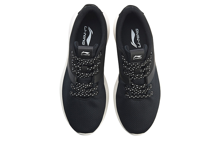 Shop (W) Li-Ning Heather II ''Schwarz Weiß'' Sneakers AGCP014-1