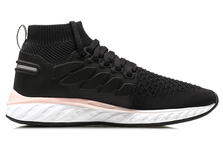 Order (W) Li-Ning Heiyun Sepatu Lari Mid-Top 'Hitam' ARHN262-1