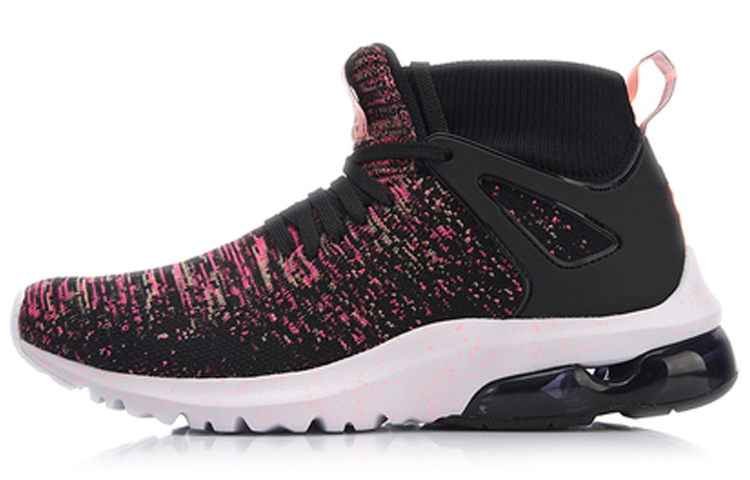 (Women) Li-Ning High-Top 'Fluorescent Peach Pink' AGLN138-2