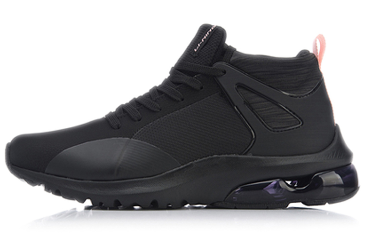 (Women) Li-Ning High-Top 'Standard Black' AGLN138-3