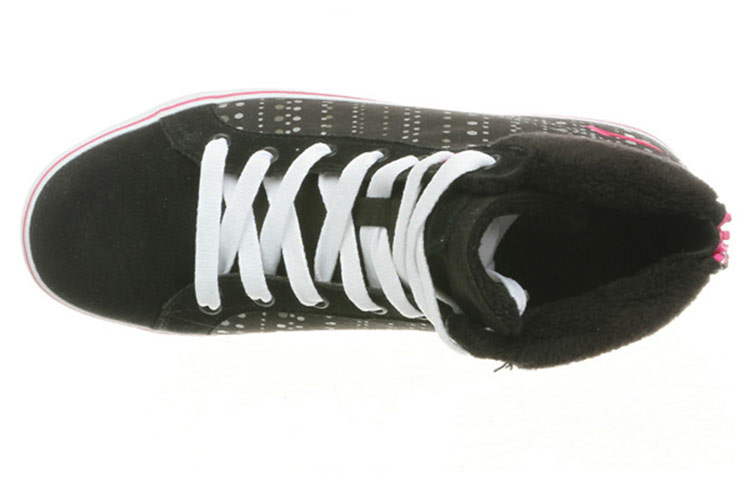 Lookbook (Women) Li-Ning High-Top Casual 'Black Comfort' ALCG204-1