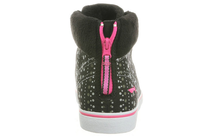 Shop (Women) Li-Ning High-Top Casual 'Black Comfort' ALCG204-1