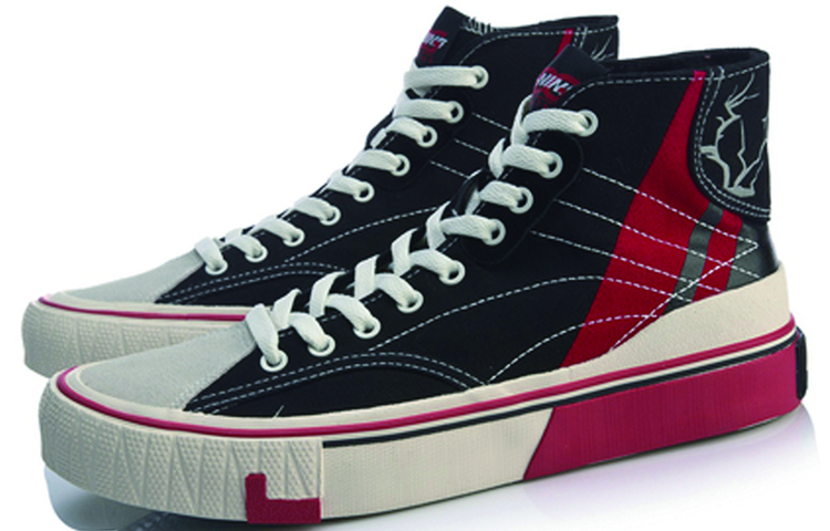 Order (Women) Li-Ning High-Top Casual 'Esports China Player Black-Red' AGCP424-1