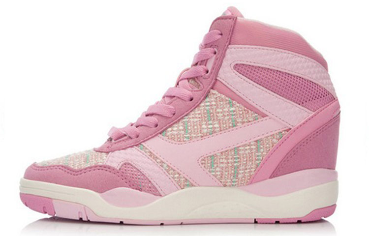 (Women) Li-Ning High-Top Casual 'Pink' ALCK112-3