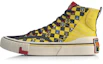 Buy (Women) Li-Ning High-Top Casual 'Yellow Checkerboard' AGCP424-2