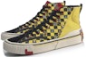 Order (W) Li-Ning Kasut High-Top Kasual 'Yellow Checkerboard' AGCP424-2