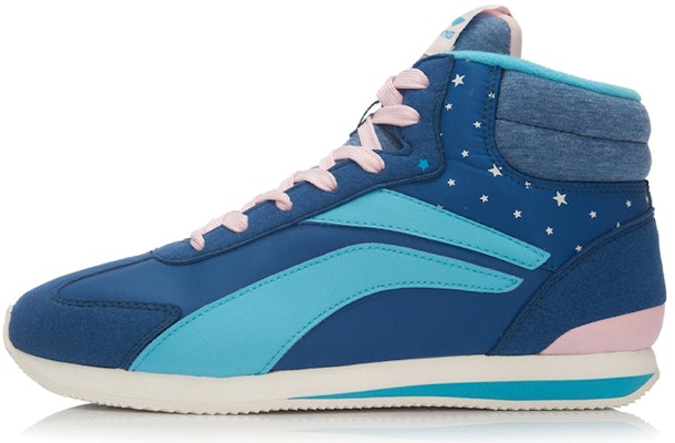 (W) Li-Ning Sneakers Kasual Tinggi 'Biru Putih' ALCK122-1 Buy (W) Li-Ning Sneakers Kasual Tinggi 'Biru Putih' ALCK122-1