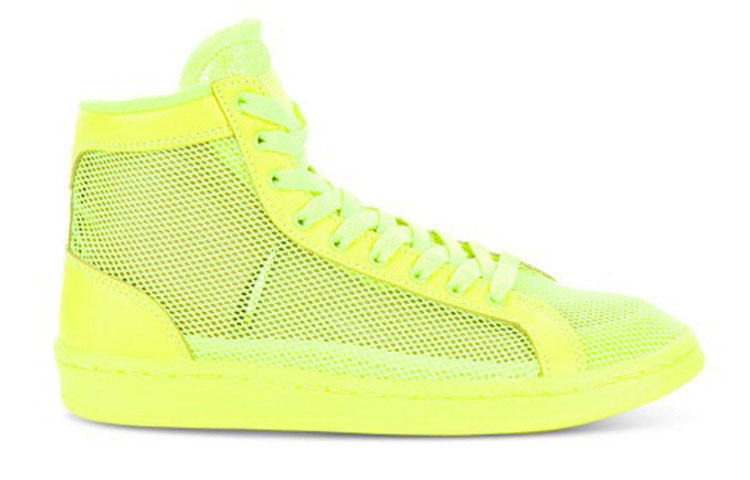 (W) Li-Ning High-Top Casual Sneakers 'Fluorescent Yellow' 圖 2