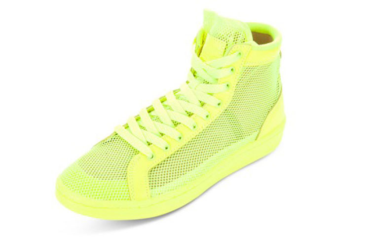 (W) Li-Ning High-Top Casual Sneakers 'Fluorescent Yellow' 圖 3