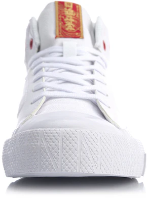 (Women) Li-Ning High-Top Casual Sneakers 'White Red' AGCQ026-5 Shop (Women) Li-Ning High-Top Casual Sneakers 'White Red' AGCQ026-5
