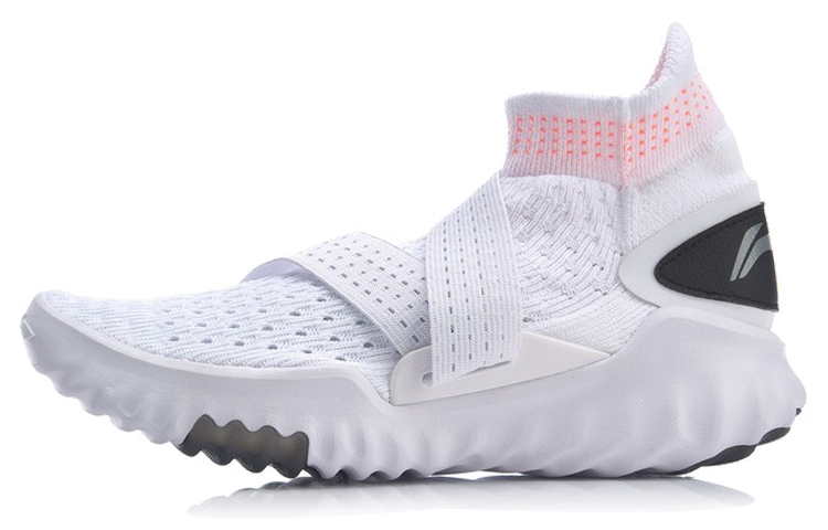 (Women) Li-Ning High-Top Running 'White Wrap-Flexible' AFHP016-1