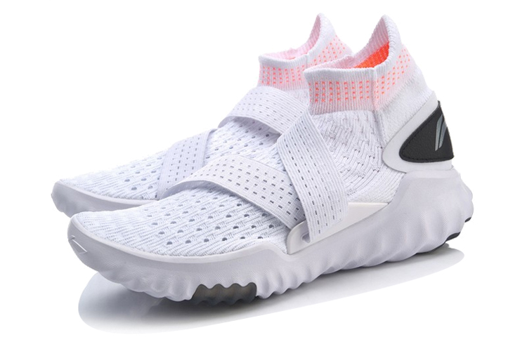 Lookbook (W) Li-Ning Kasut Lari High-Top 'White Wrap-Flexible' AFHP016-1