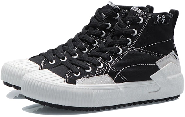 (Women) Li-Ning High-Top Sneaker 'Black White' AGCR288-2 Lookbook (Women) Li-Ning High-Top Sneaker 'Black White' AGCR288-2
