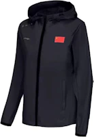 (Women) Li-Ning Honor Series Solid Color Hooded Windbreaker Deep Sapphire Blue AFDU318-1 (Women) Li-Ning Honor Series Solid Color Hooded Windbreaker Deep Sapphire Blue AFDU318-1