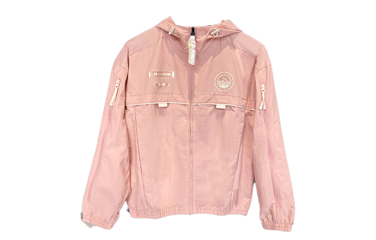 (Women) Li-Ning Hooded Loose Fit Sports Jacket Misty Rose AFDQ272-1